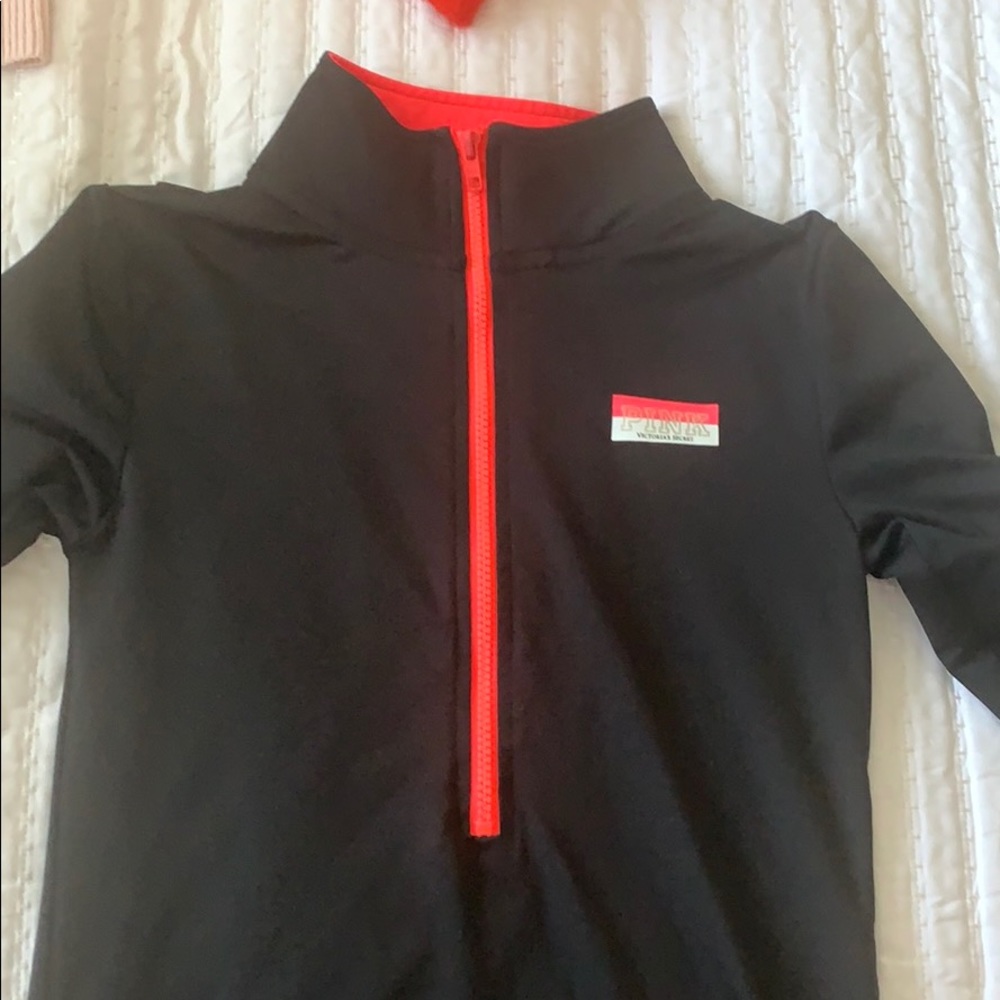 Barely Worn PINK athletic half zip